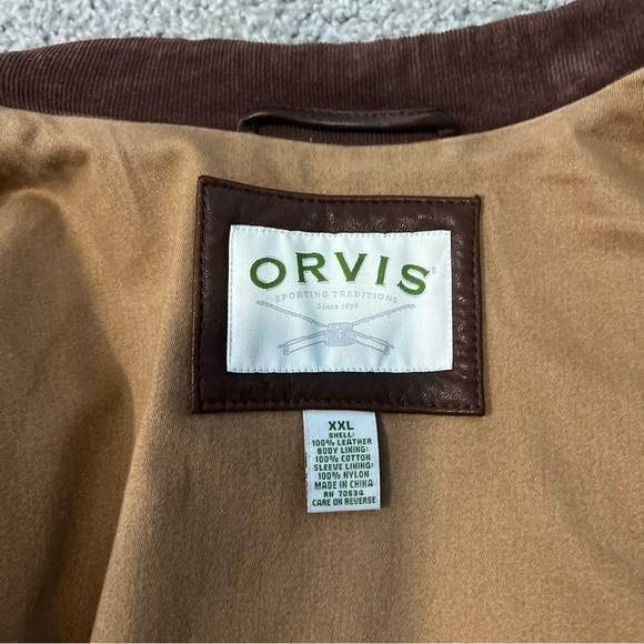 Vintage Orvis Leather Coat - Picture 13 of 14